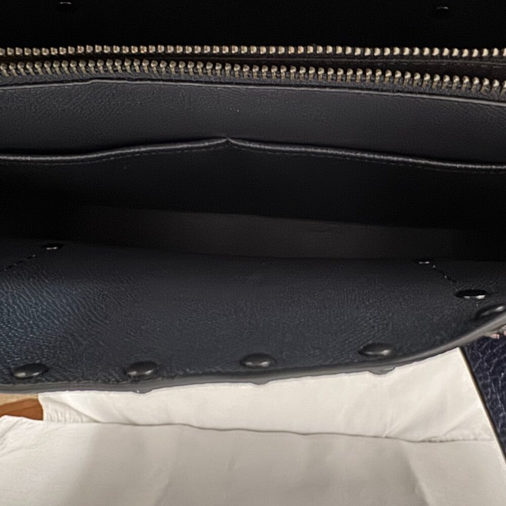 Coach Charlie Carryall with Crystal Rivets Excellent Condition - Picture 12 of 15